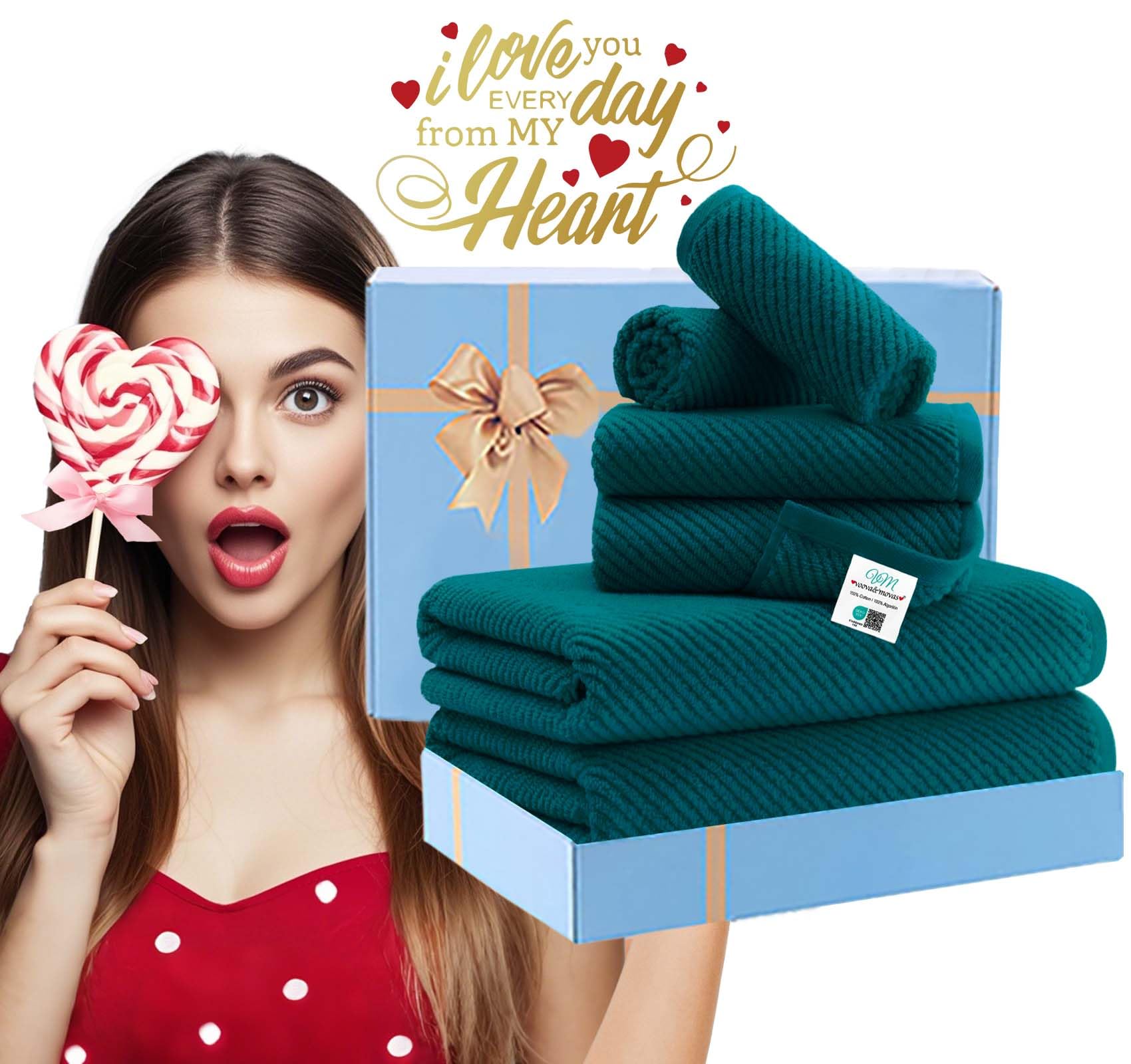 6PC Towel Set (6 Count)