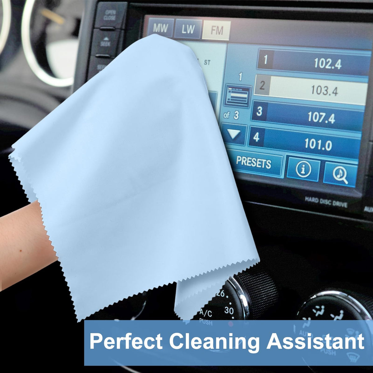 12 Pack Microfiber Cleaning Cloth (12 Count)