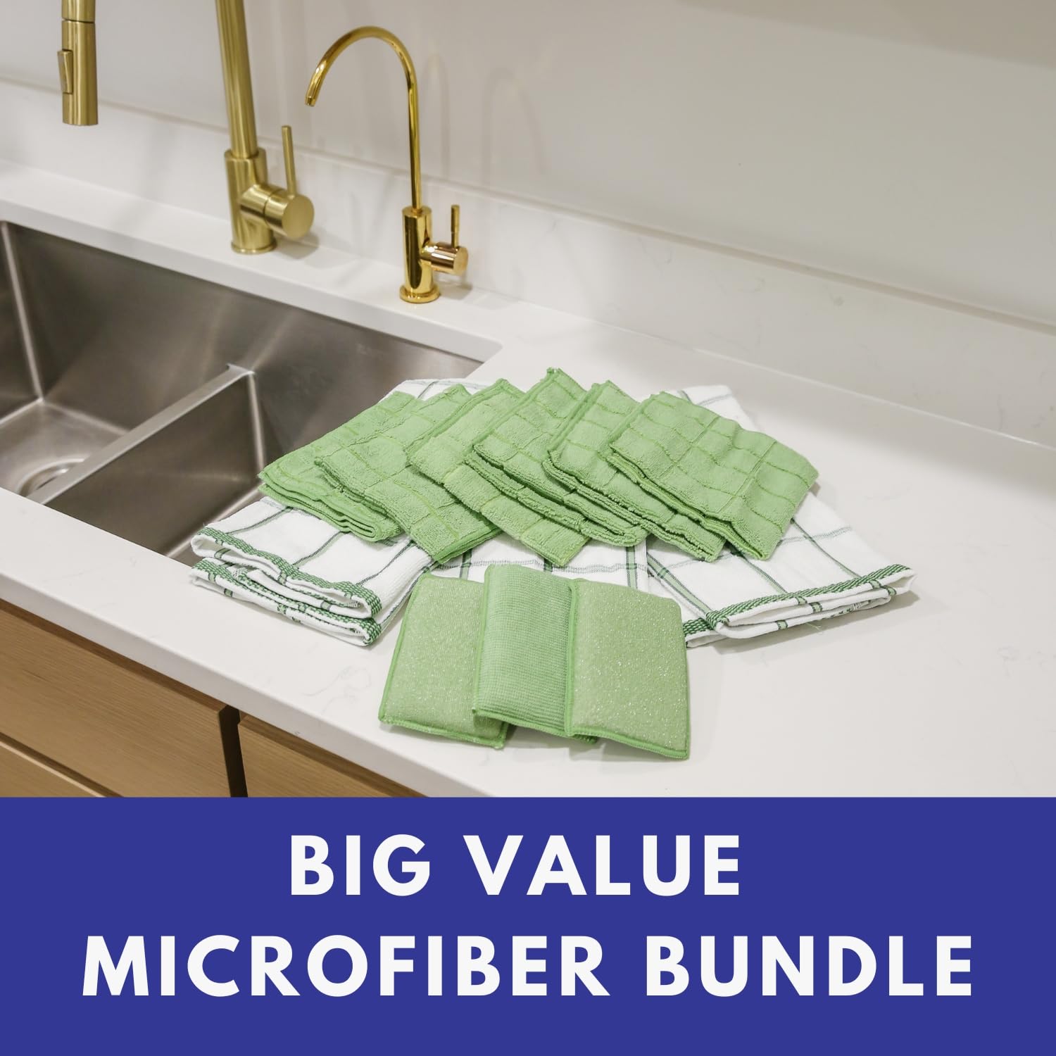 s 12 Piece Microfiber Kitchen Set