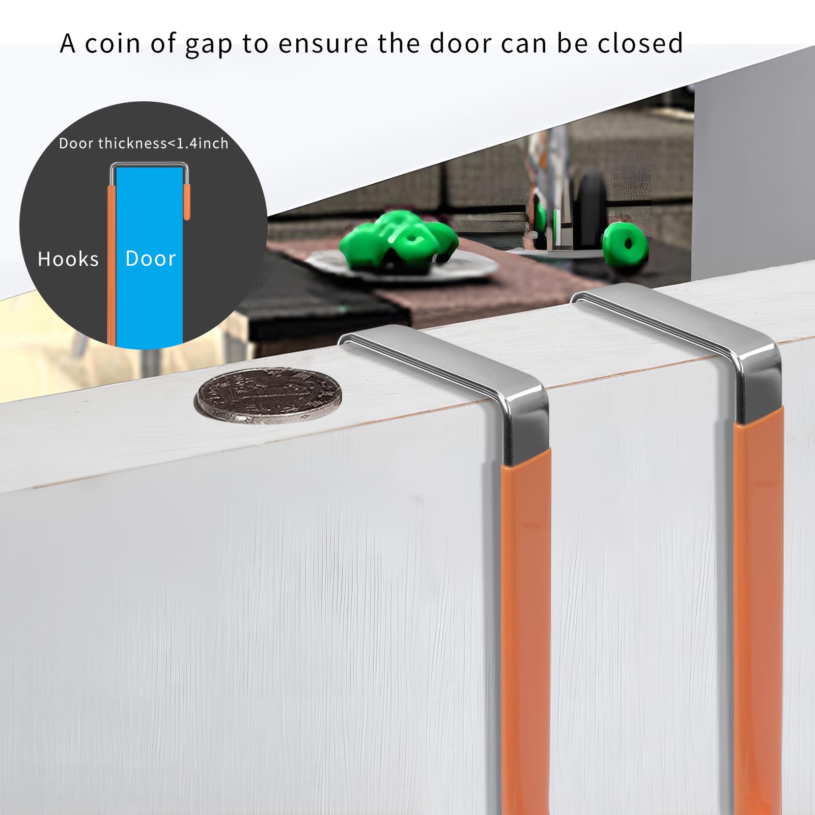 Over the Door Hooks (4 Count)