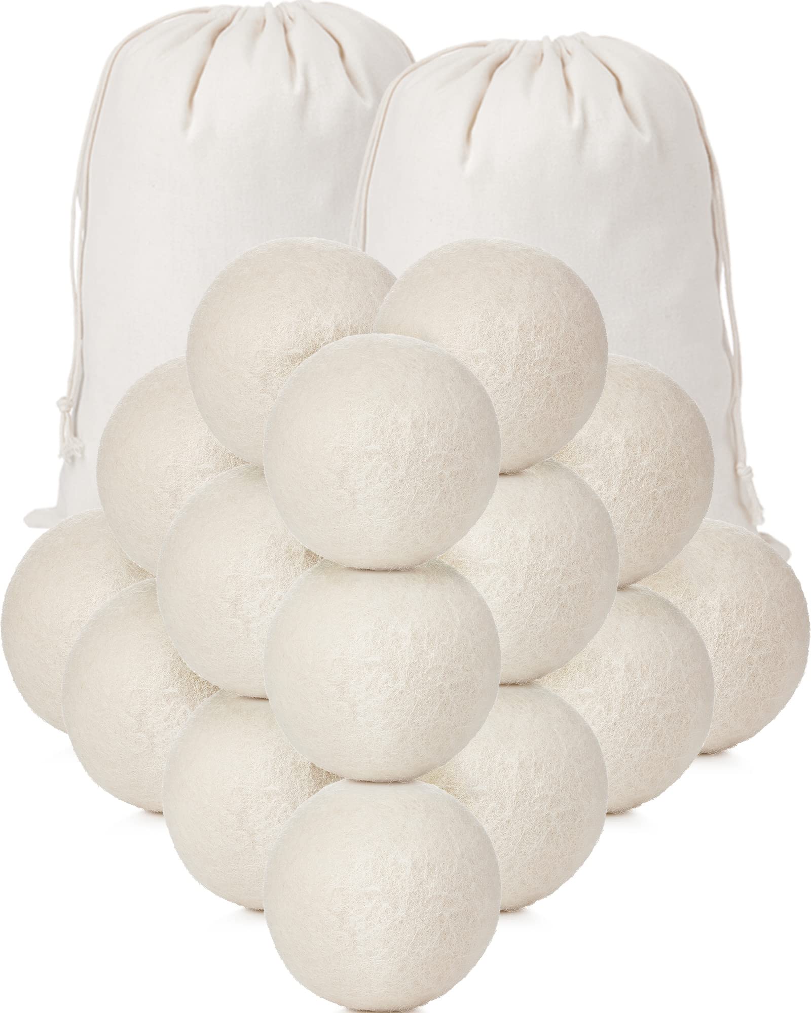26 Pieces Wool Dryer Balls Set