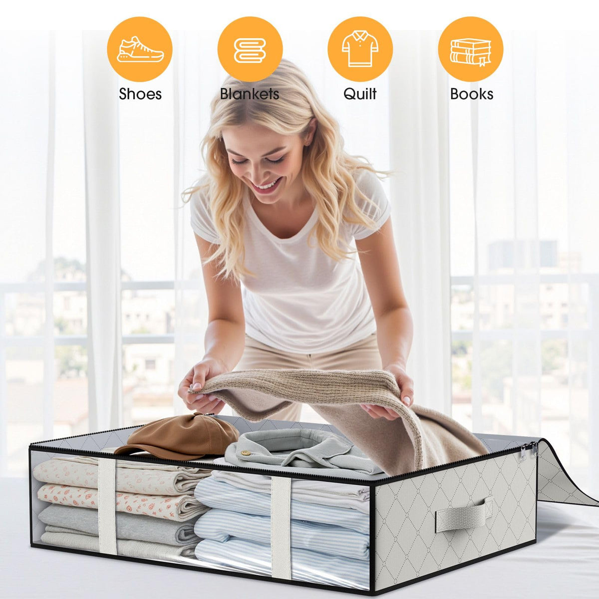 Under Bed Storage Bags (6 Count)