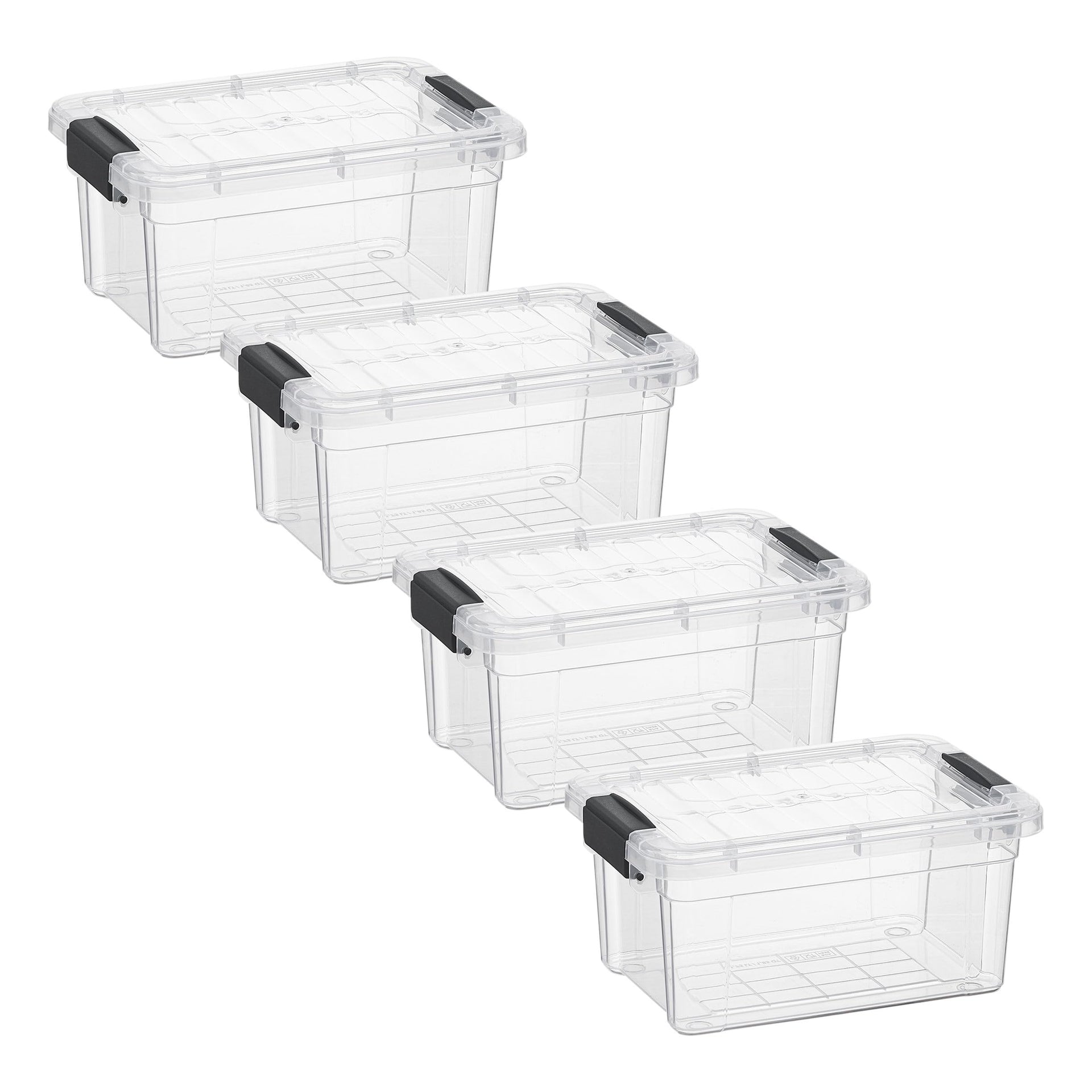Clear Storage Bins with Lids