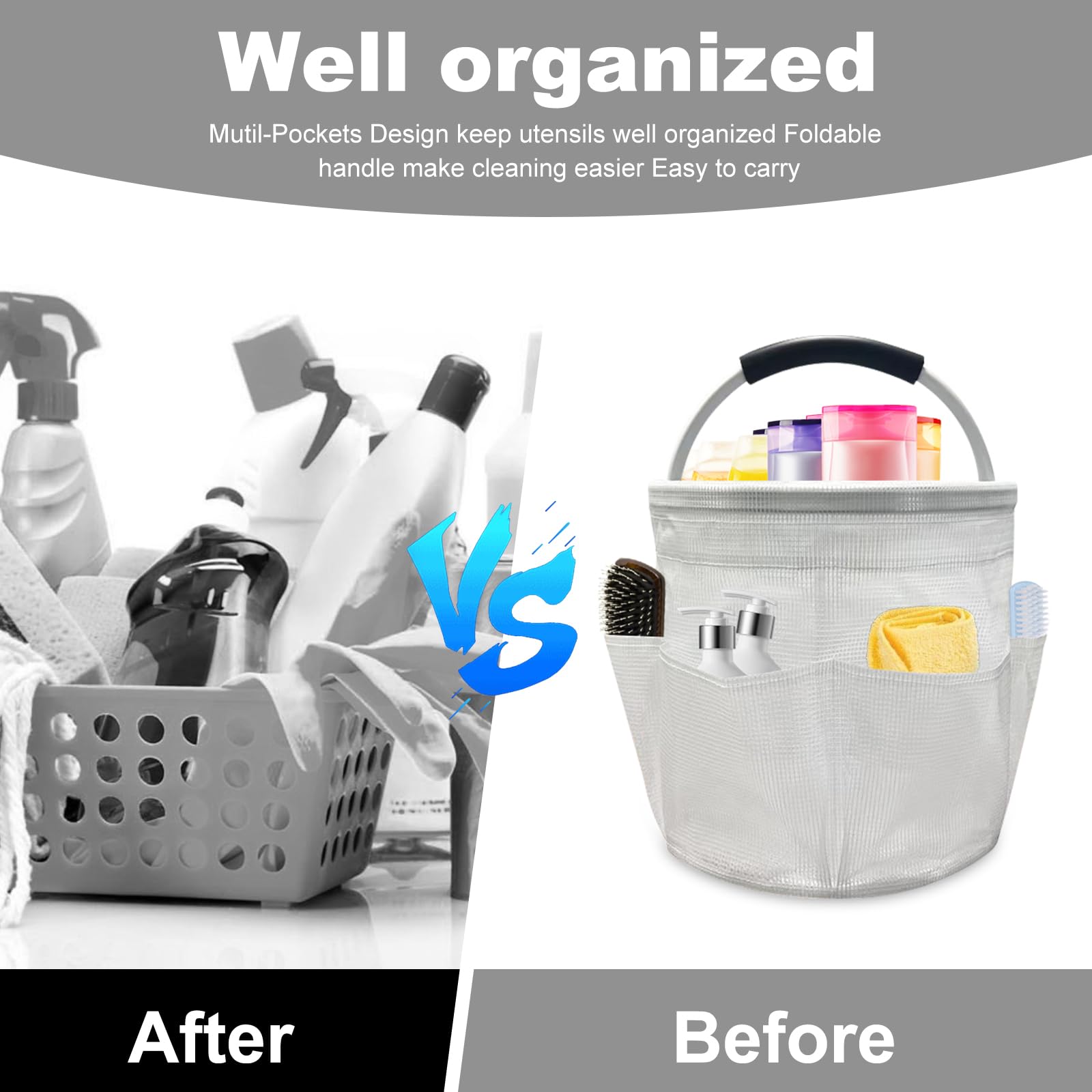 17L Cleaning Caddy with Handle