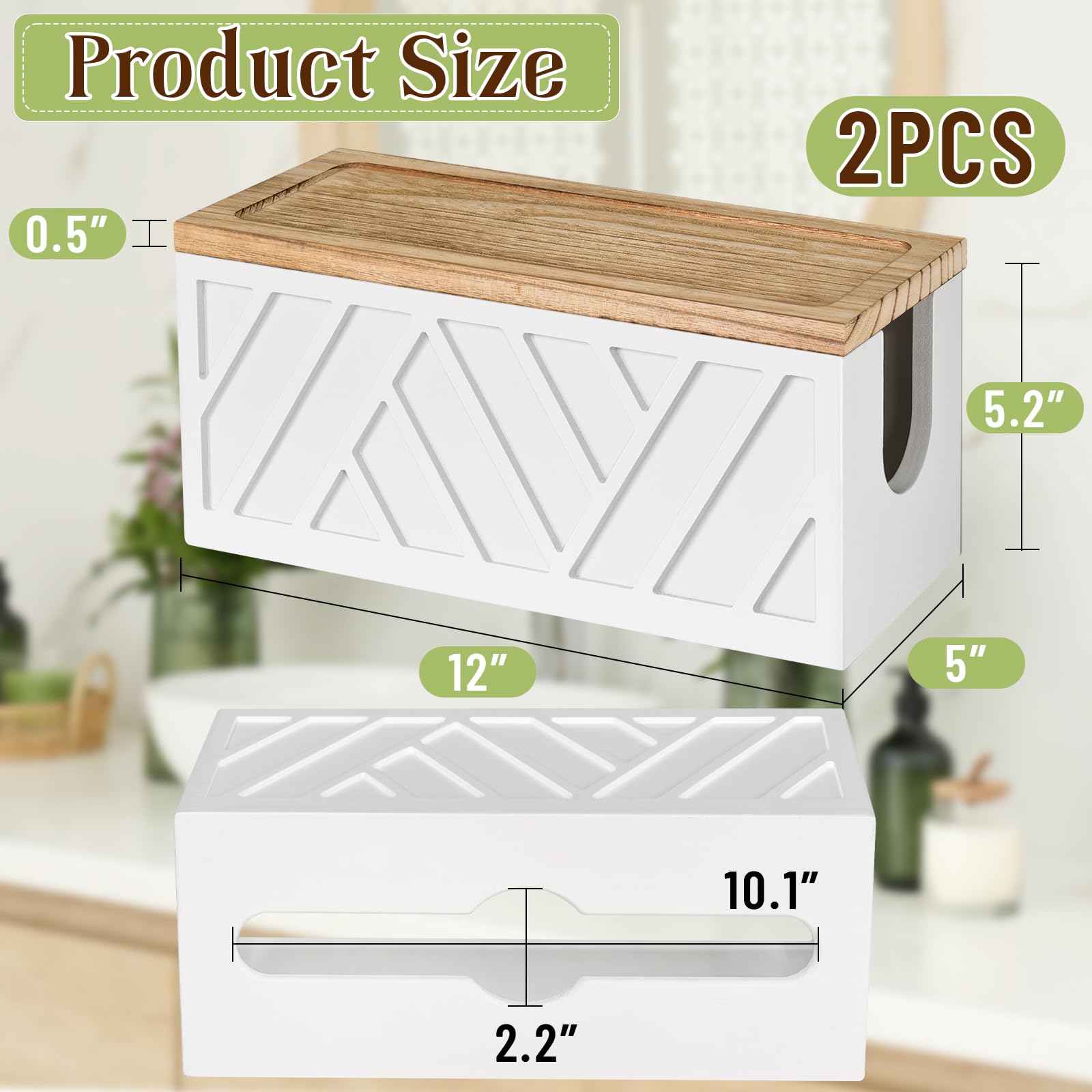 Set of 2 Paper Towel Dispenser Wall Mount (2 Count)