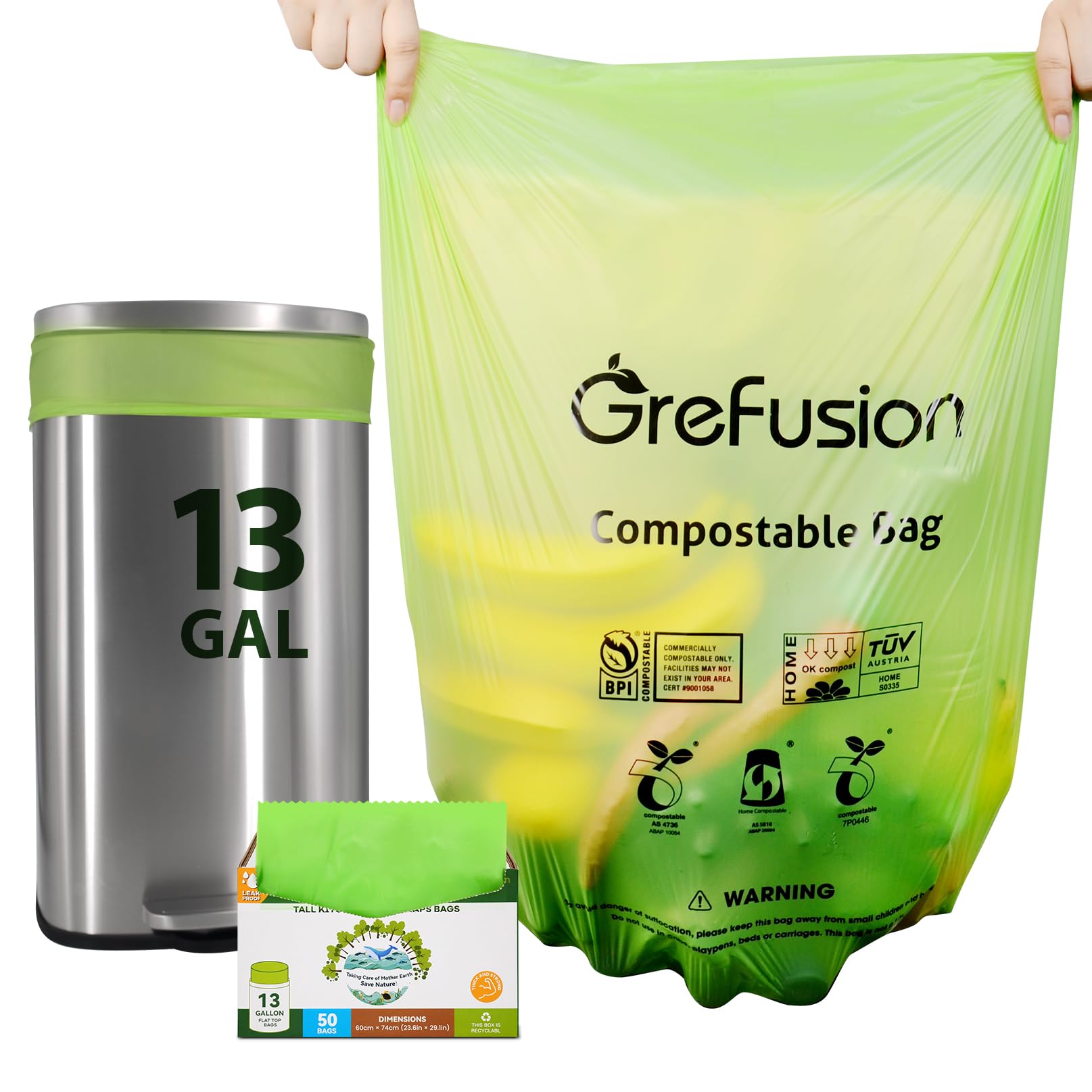 Compostable Bags (50 Count)