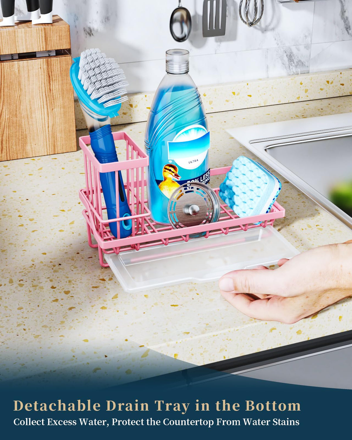 Sponge Holder for Kitchen Sink
