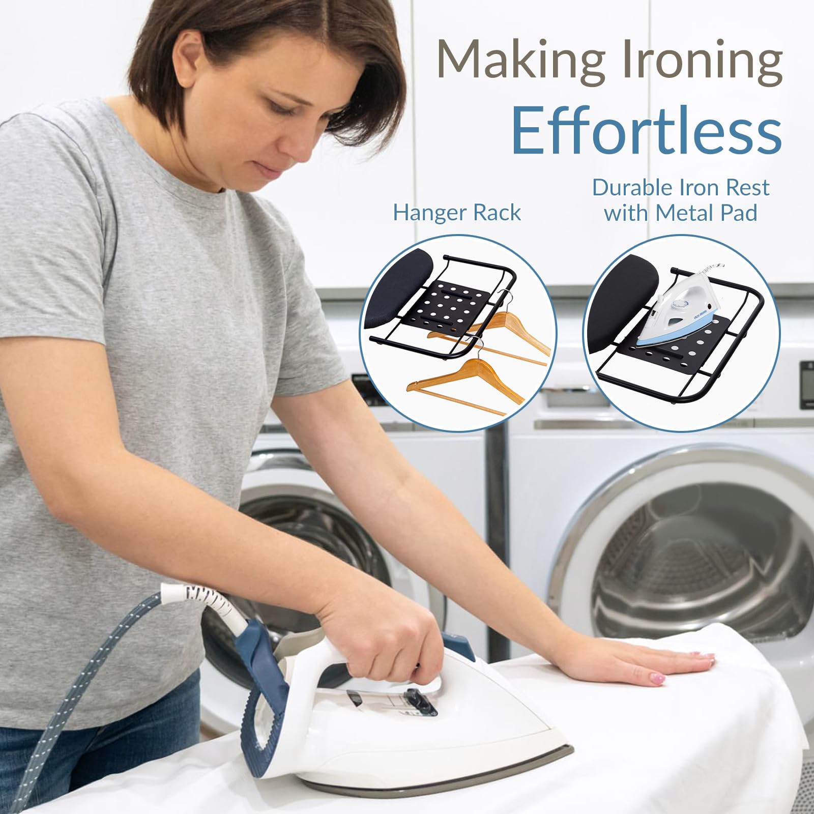 Ironing Board 48"x15" with Iron Rest