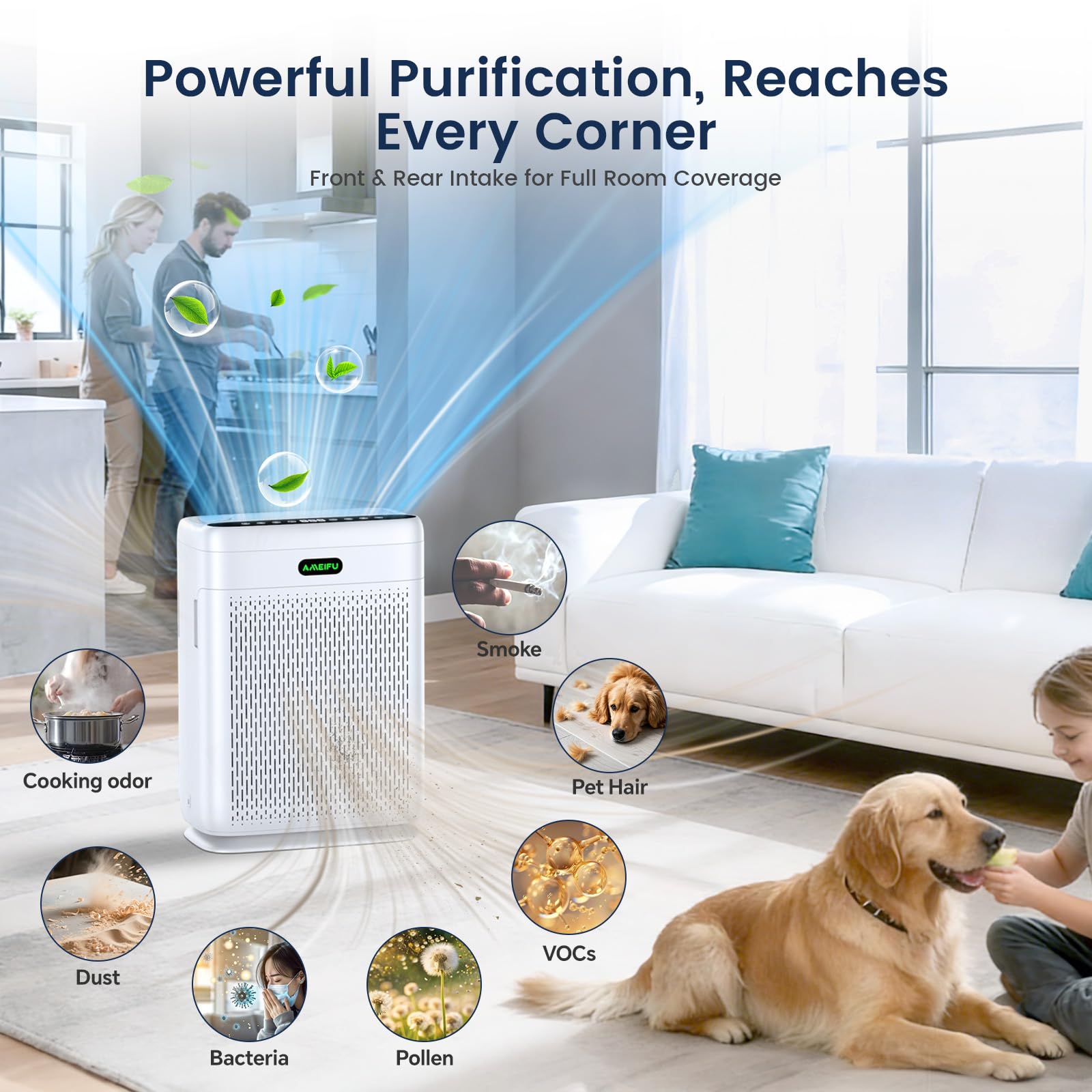 Air Purifiers for Home Large Room with Remote