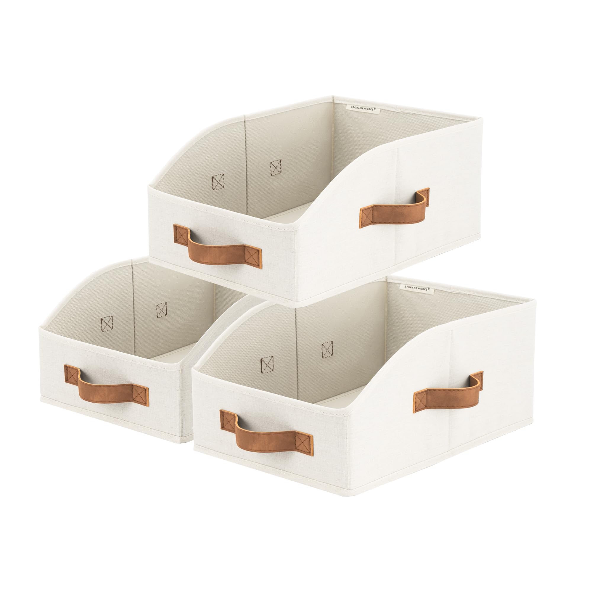 Closet Storage Bins Trapezoid (3 Count)