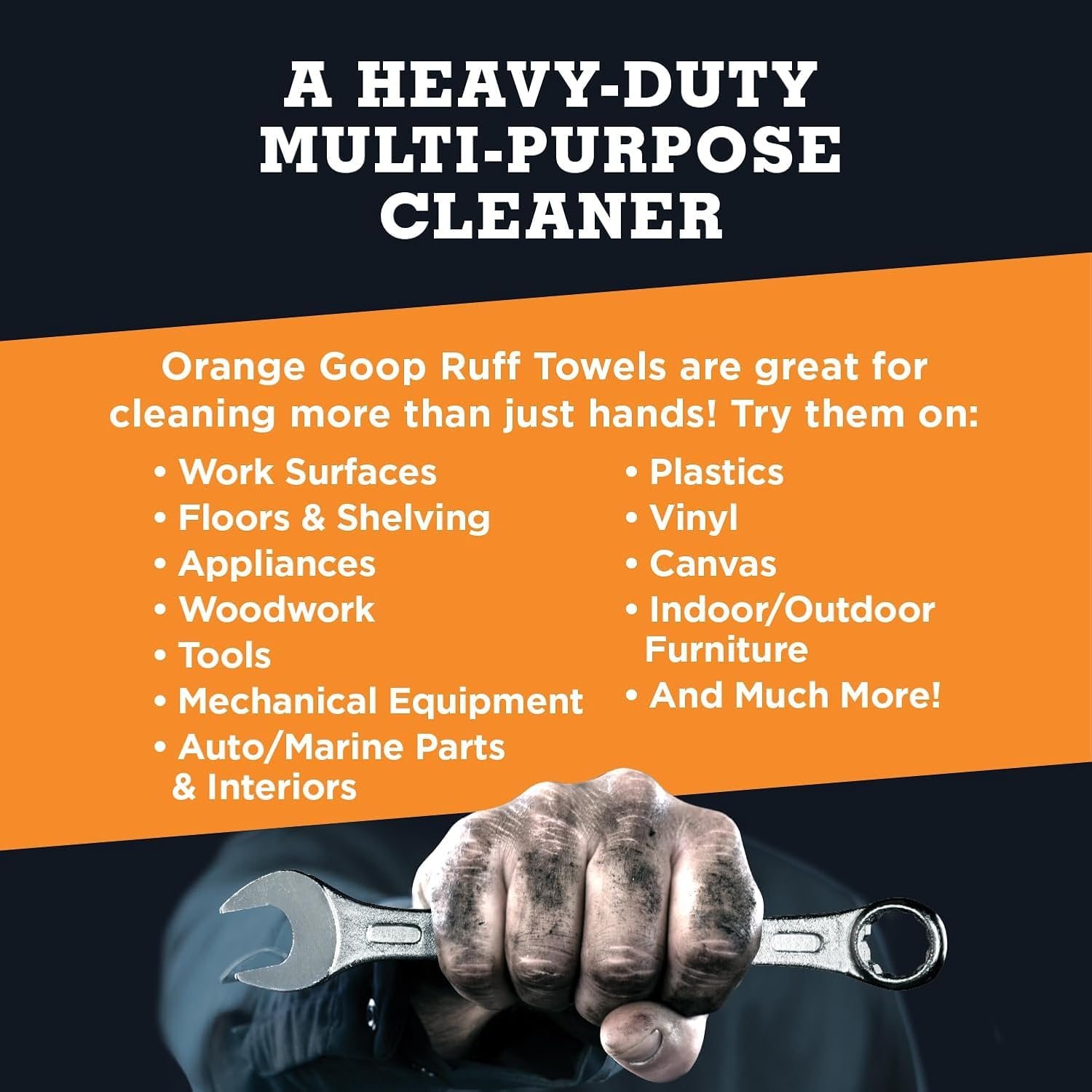 Heavy Duty Ruff Towels with Scrubbing Power (432 Count)