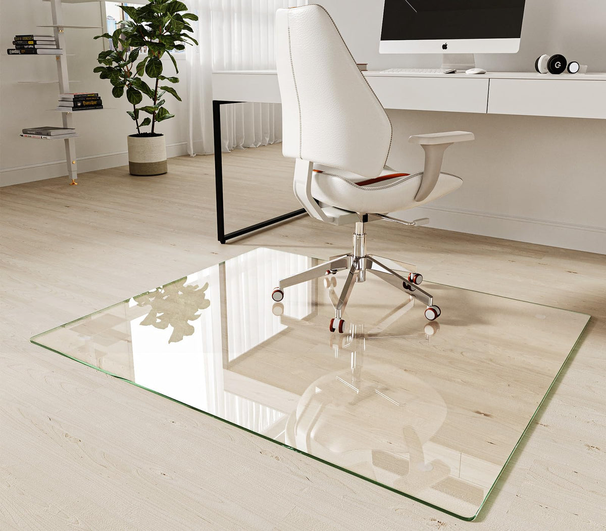 Tempered Glass Chair Mat 40"x48"