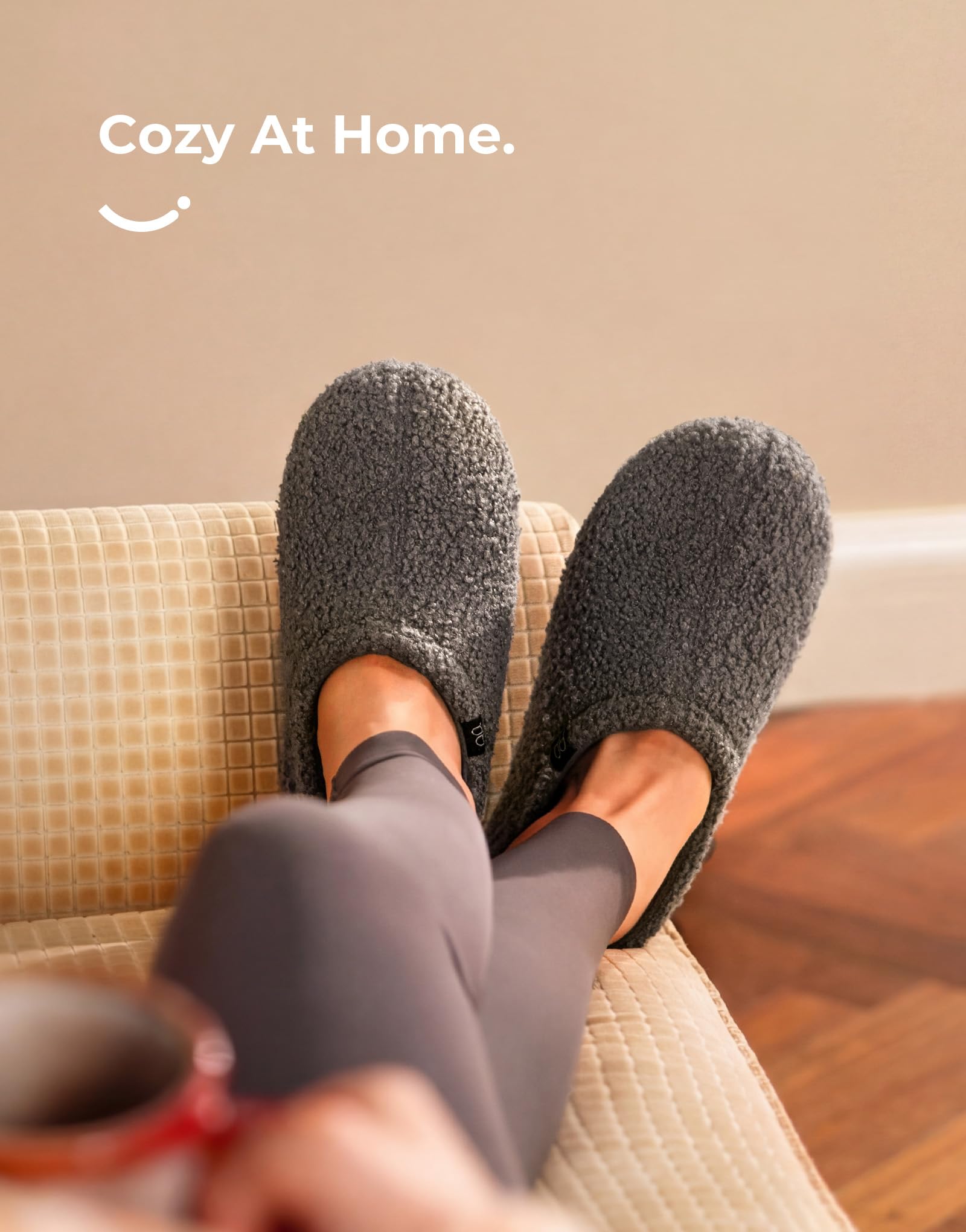 Women's Fuzzy Curly Fur Loafer Slippers