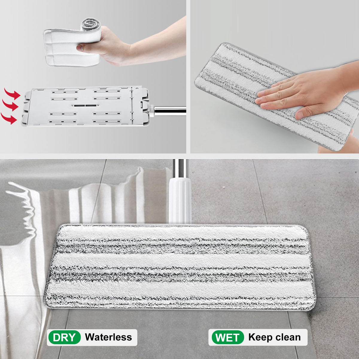 Flat Mop Pads (5 Count)