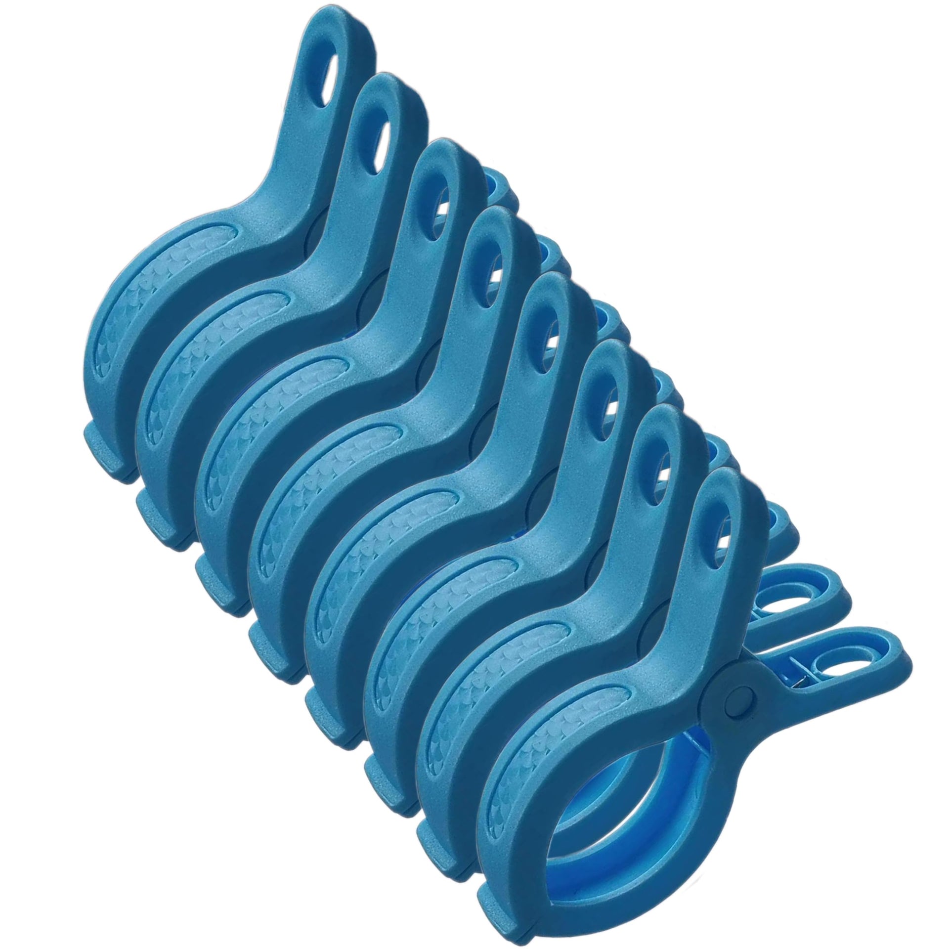 Plastic Clothes Pins Spring Clips Heavy Duty Laundry Clothespins Beach Towel Clips Clothes Pins Air (8 Count)