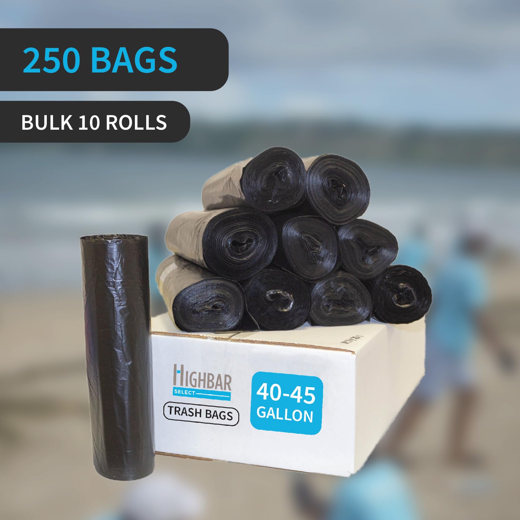 Black Garbage Bags