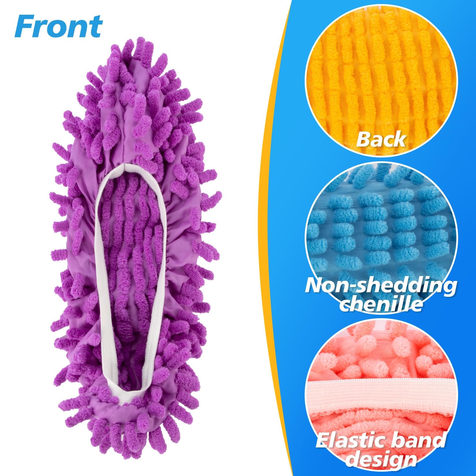 10 Mop Slippers for Floor Cleaning