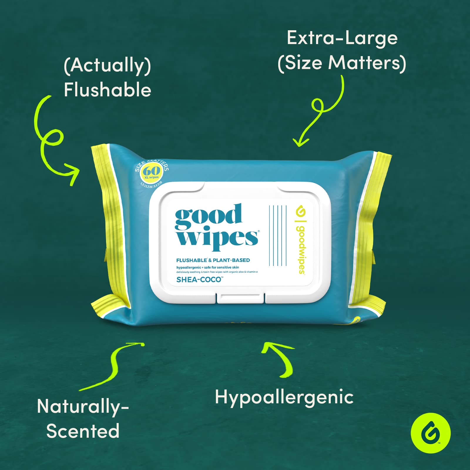 Flushable Wipes (360 Count)