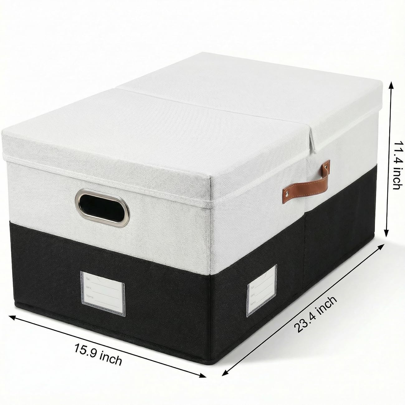 Storage Bins with Lids [3 (3 Count)