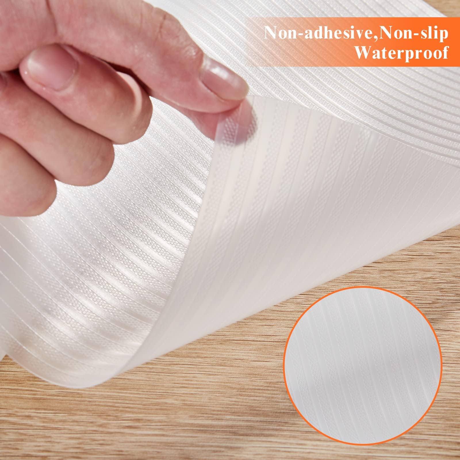 17.5" X 120" Refrigerator Liners Shelf Liner Washable