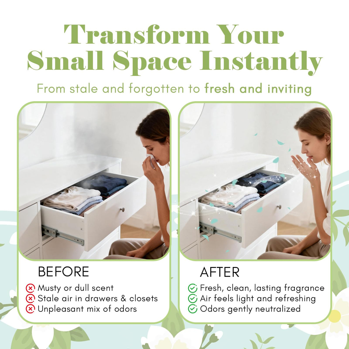 Scented Sachets for Drawer and Closet (14 Count)