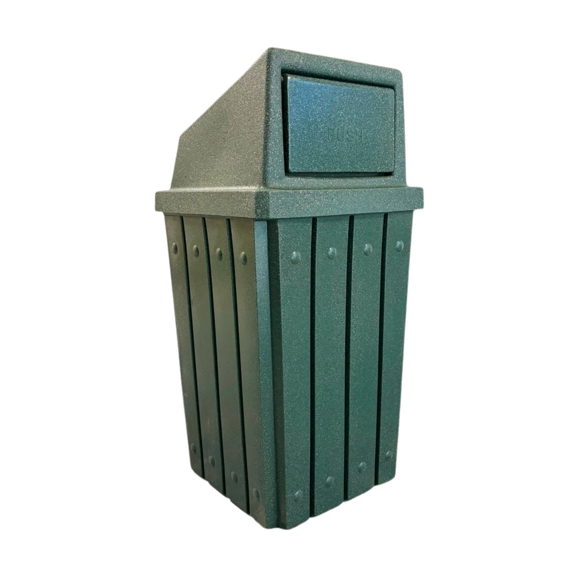 Campus Collection 32 Gallon Commercial Trash Can with Lid