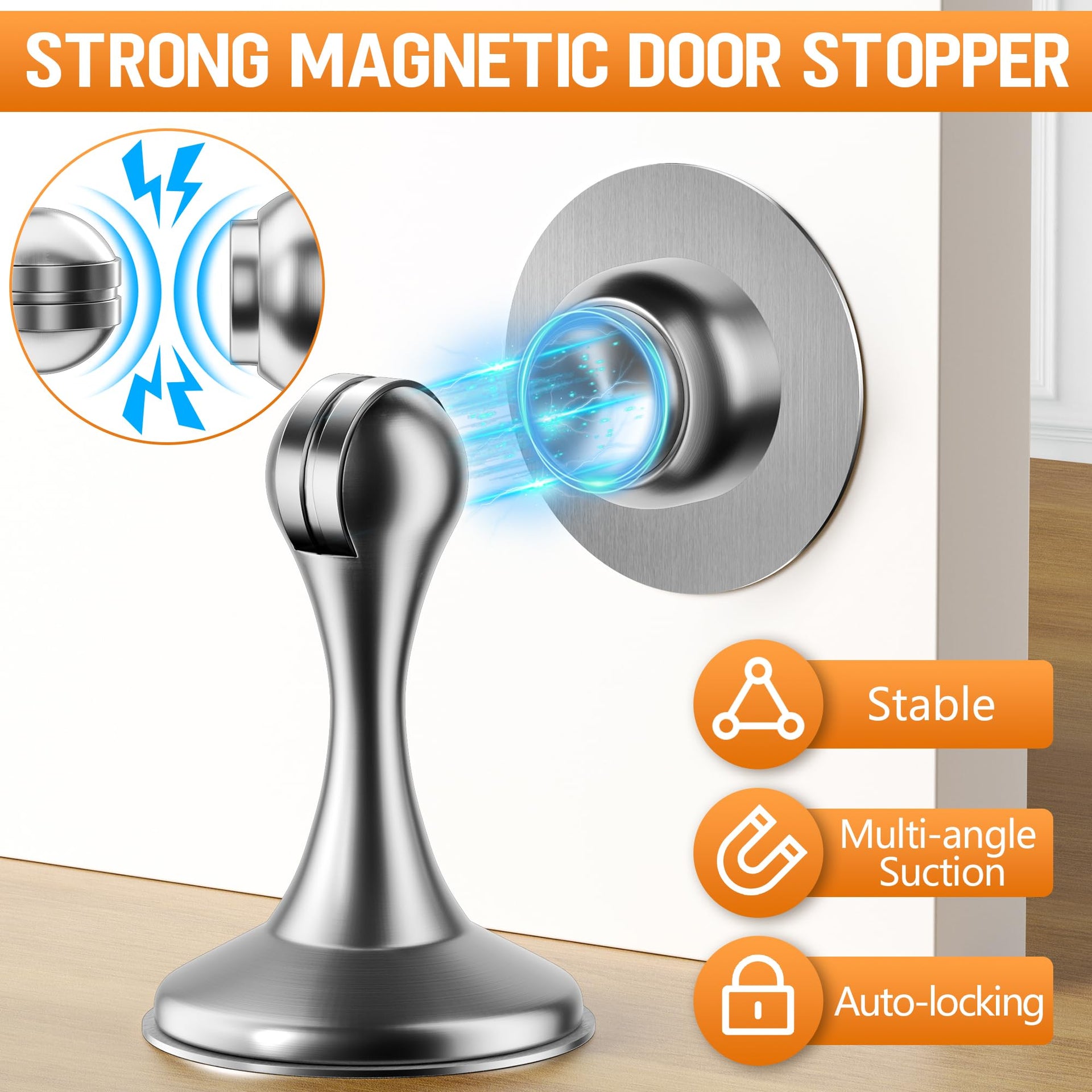 Magnetic Door Stoppers (2 Count)