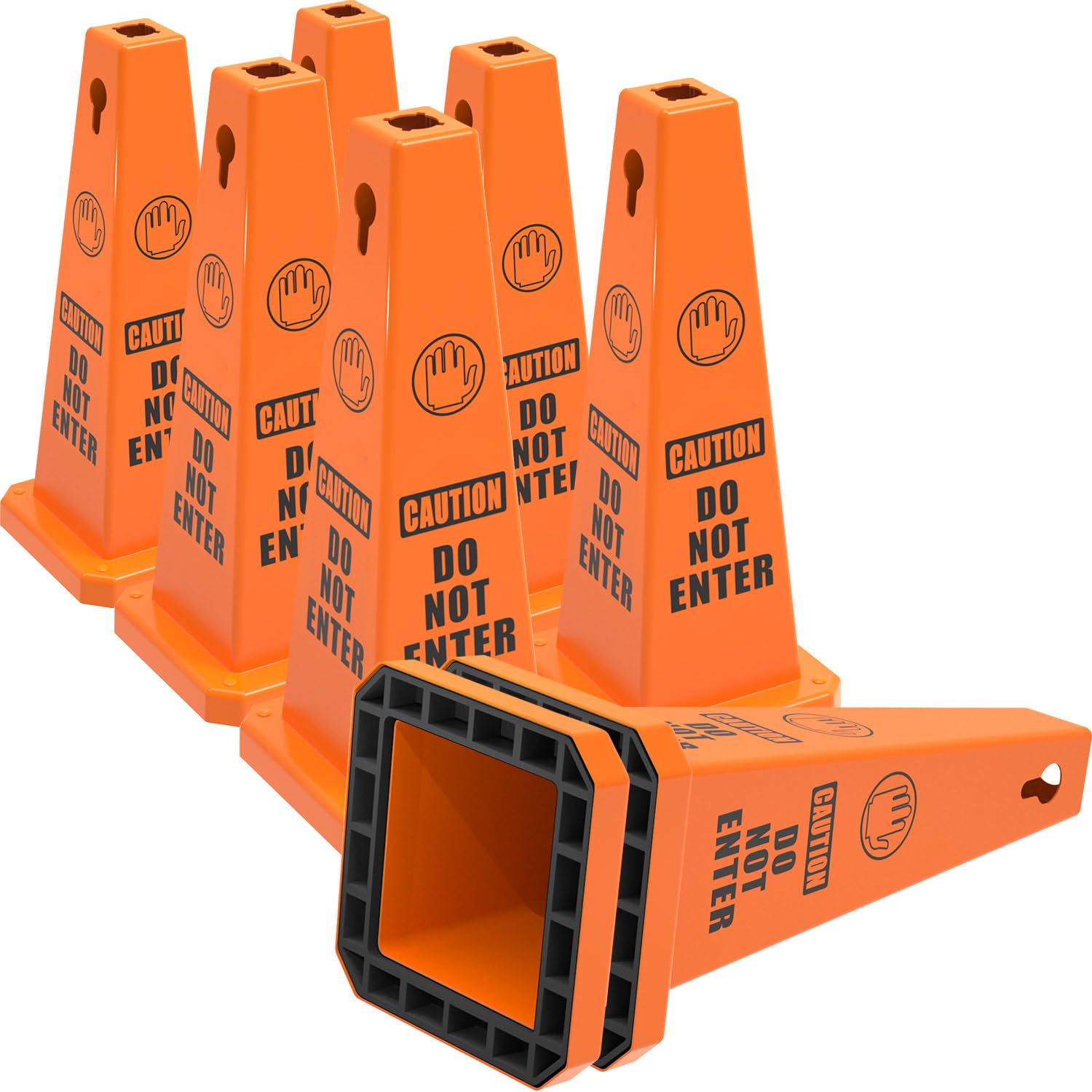 Plastic Traffic Cones (8 Count)