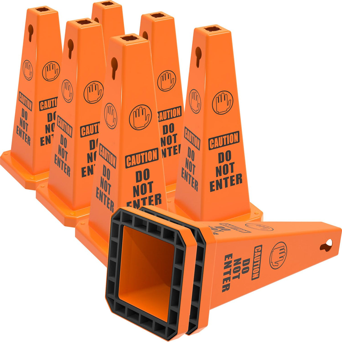 Plastic Traffic Cones (8 Count)