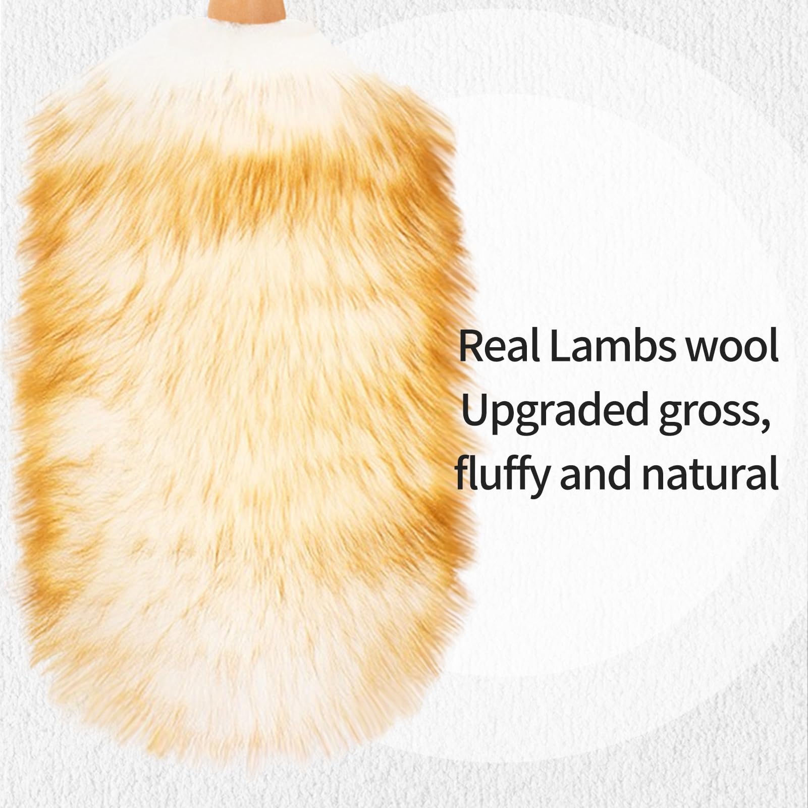 Lambswool Duster with Solid Wooden Handle