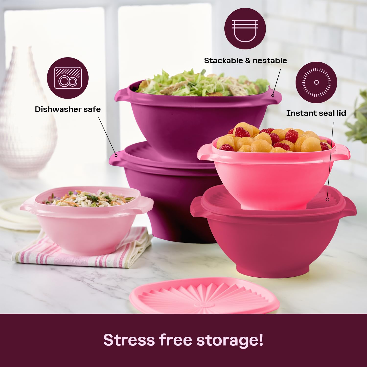 Heritage 10 Piece Vintage Pink Set