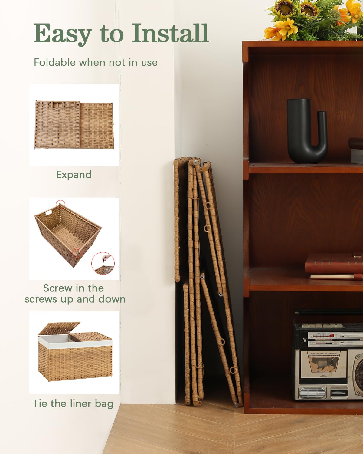 Storage Basket with Lid