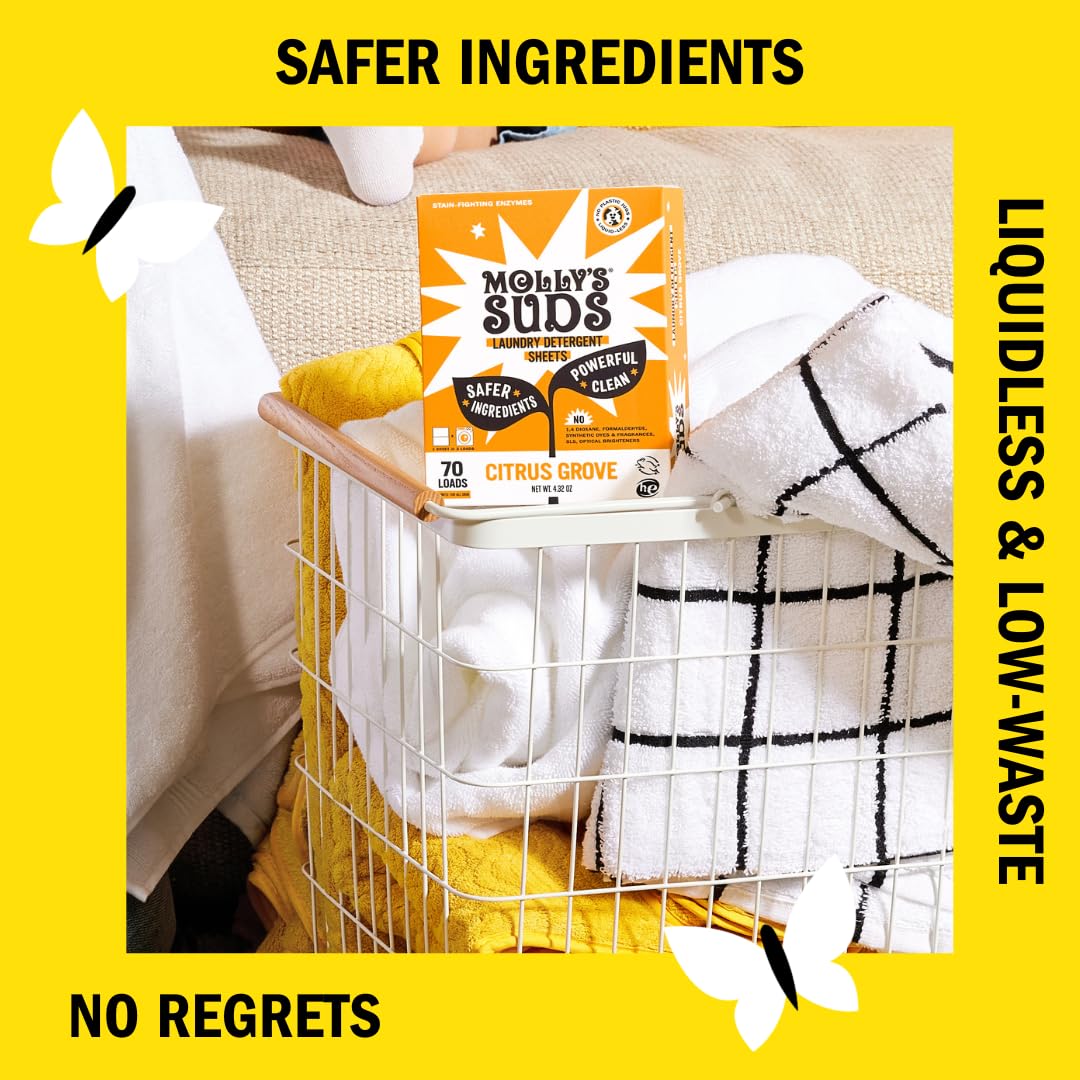 Molly’s Suds Laundry Detergent Sheets (70 Count)