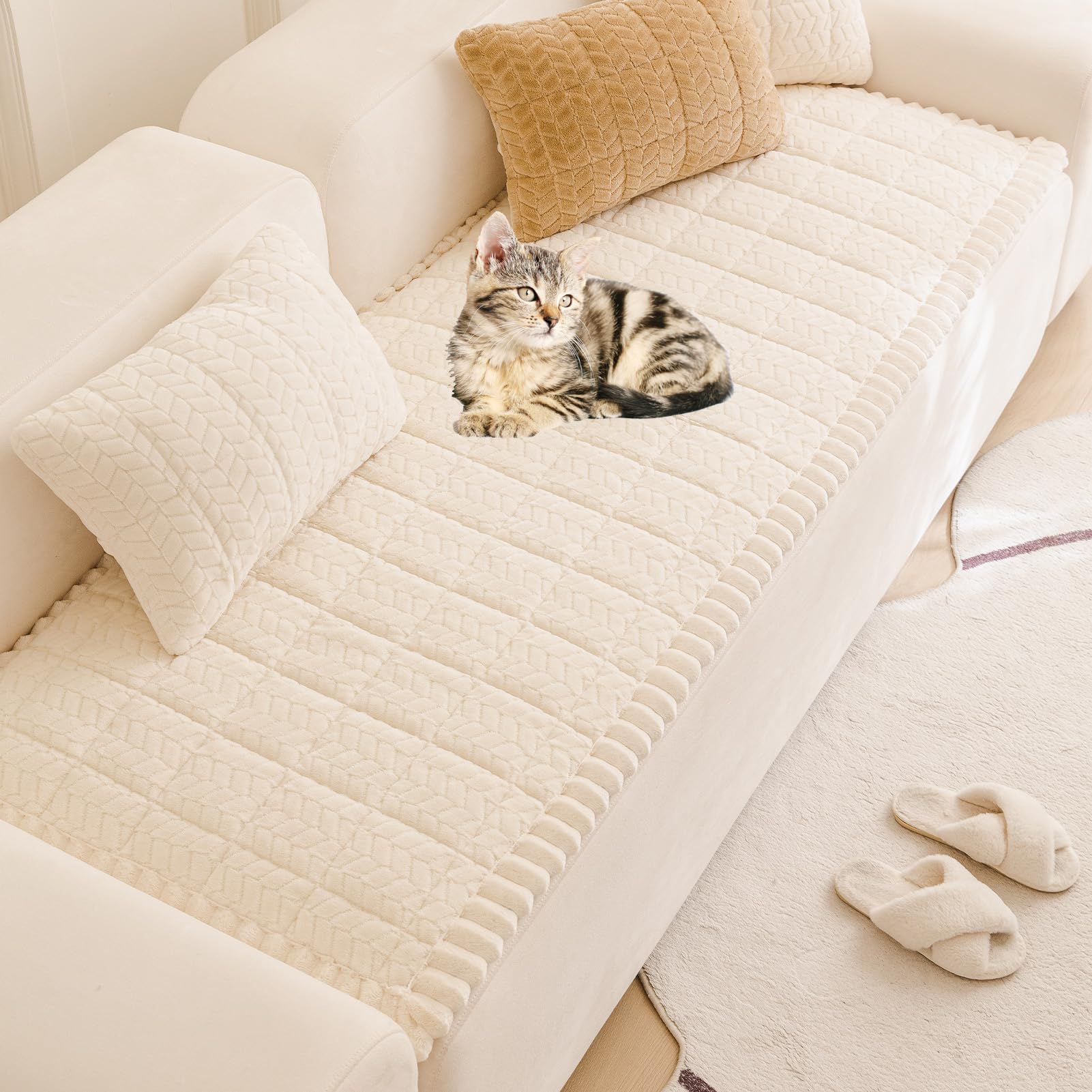 Pet Couch Cover Dogs Washable Sofa Protector Covers Non Slip Fuzzy Dog Mat
