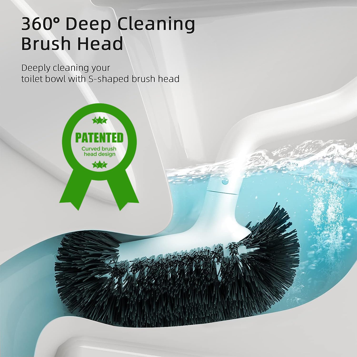 Toilet Bowl Brush Holder Set (3 Count)