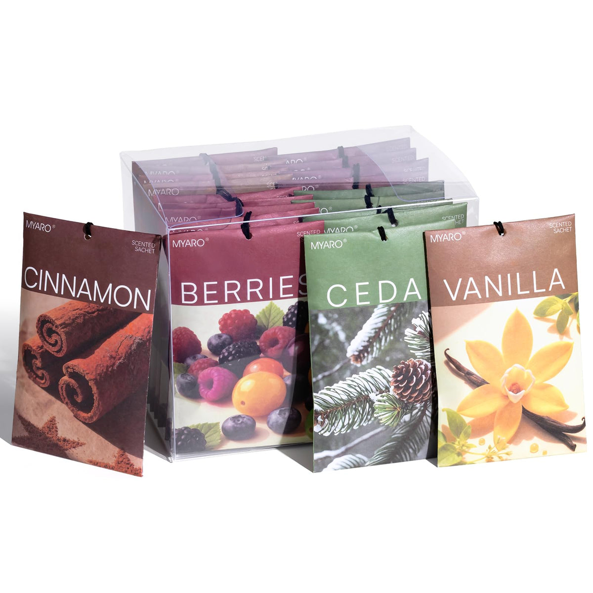 20 Pack Assorted Warm Scented Sachets (20 Count)