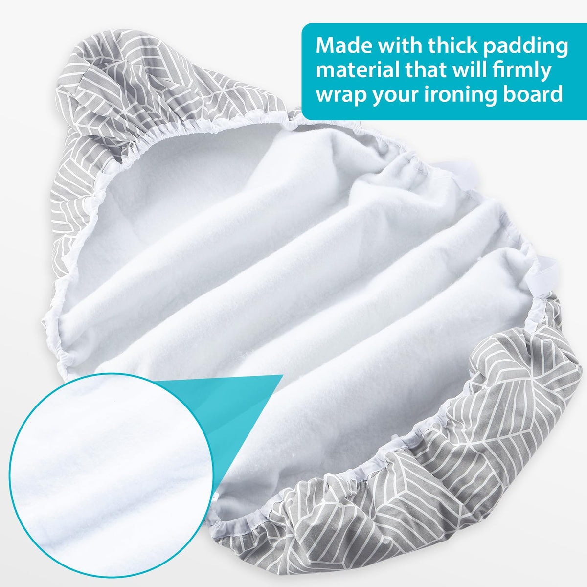 Ironing Board Cover with Padding 15 x 54 inch Standard Full Size