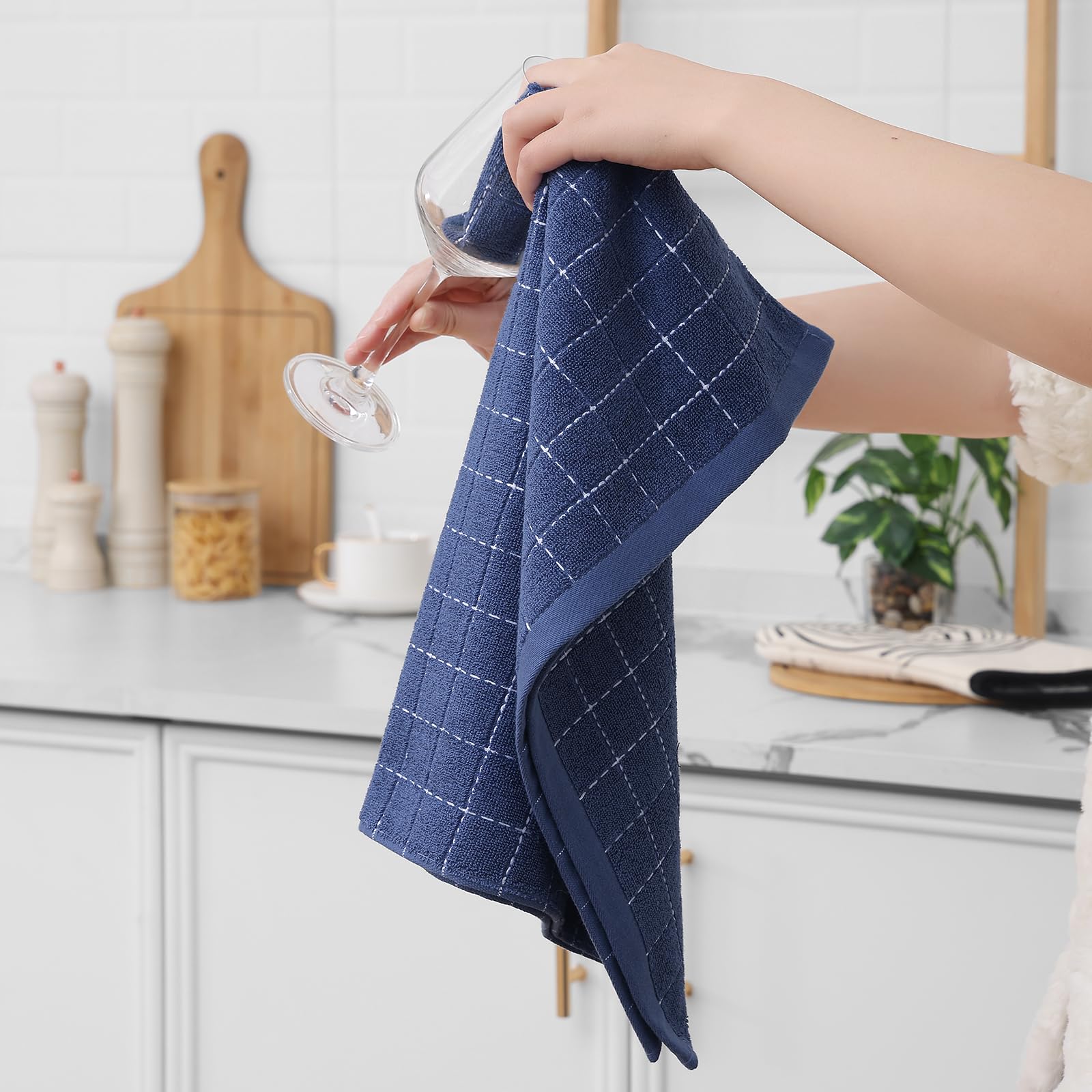 100% Cotton Terry Kitchen Towels (4 Count)