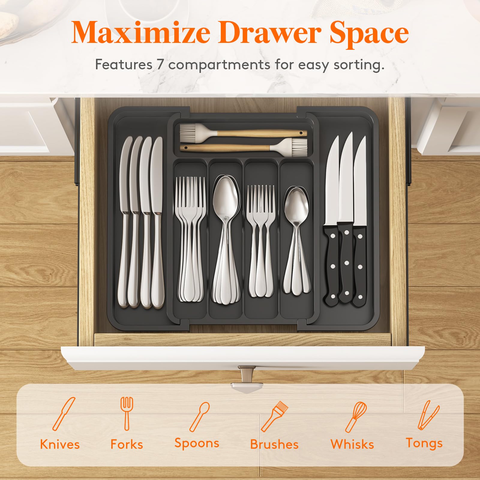 Silverware Drawer Organizer