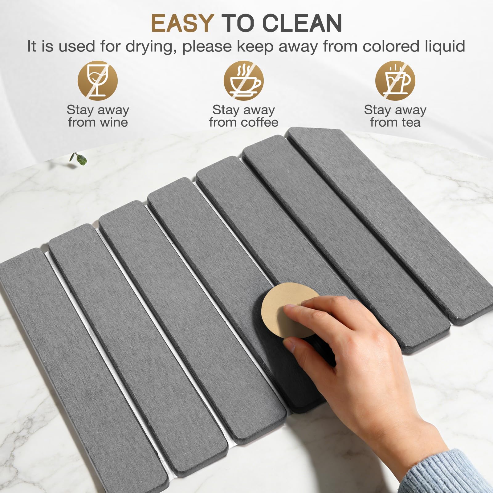 Stone Drying Mat 16" x 12"