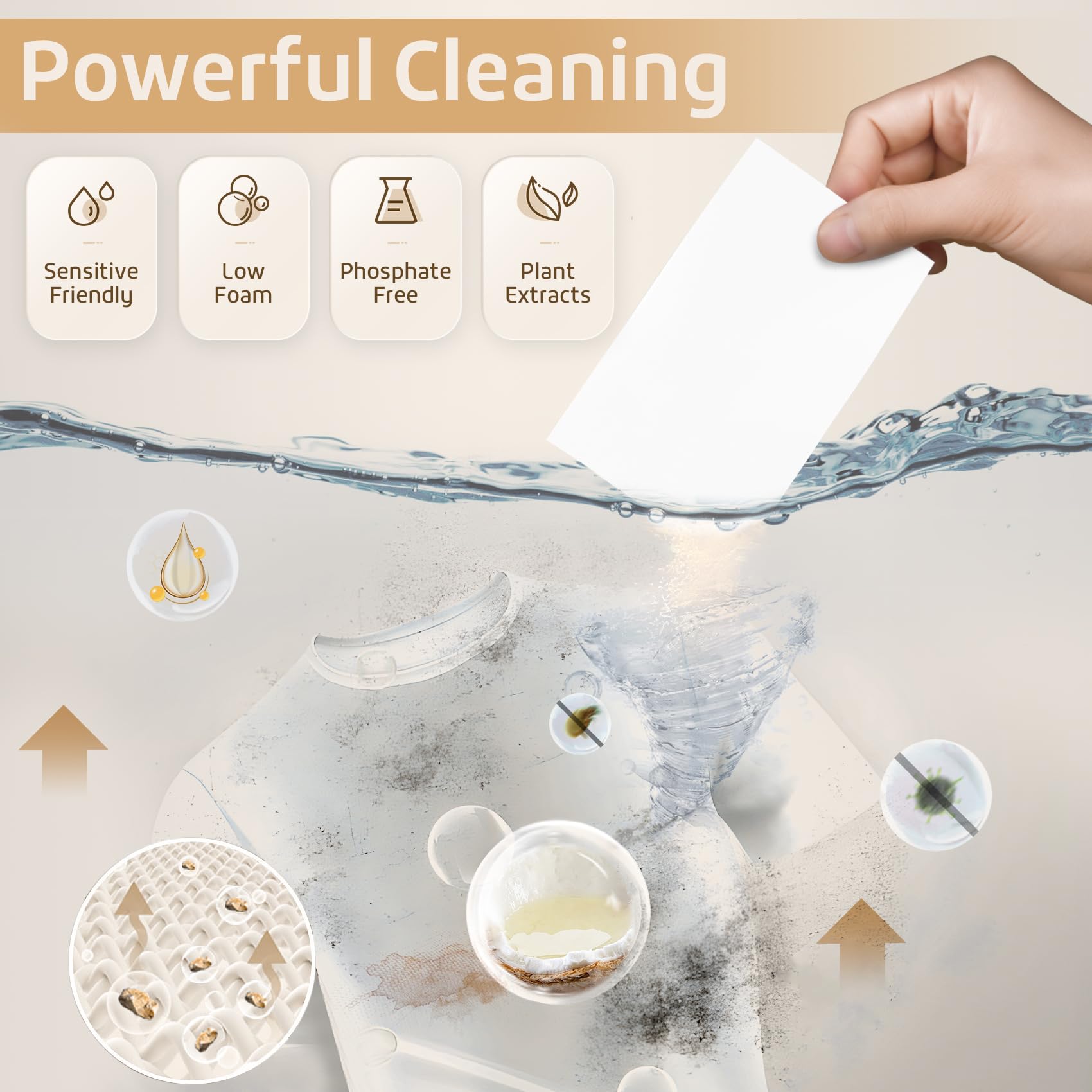 Laundry Detergent Sheets Coconut Milk Scent 160 Count Non Plastic Jugs Portable Laundry Soap Sheet for Clothes Washing Indoor and Outdoor Essentials