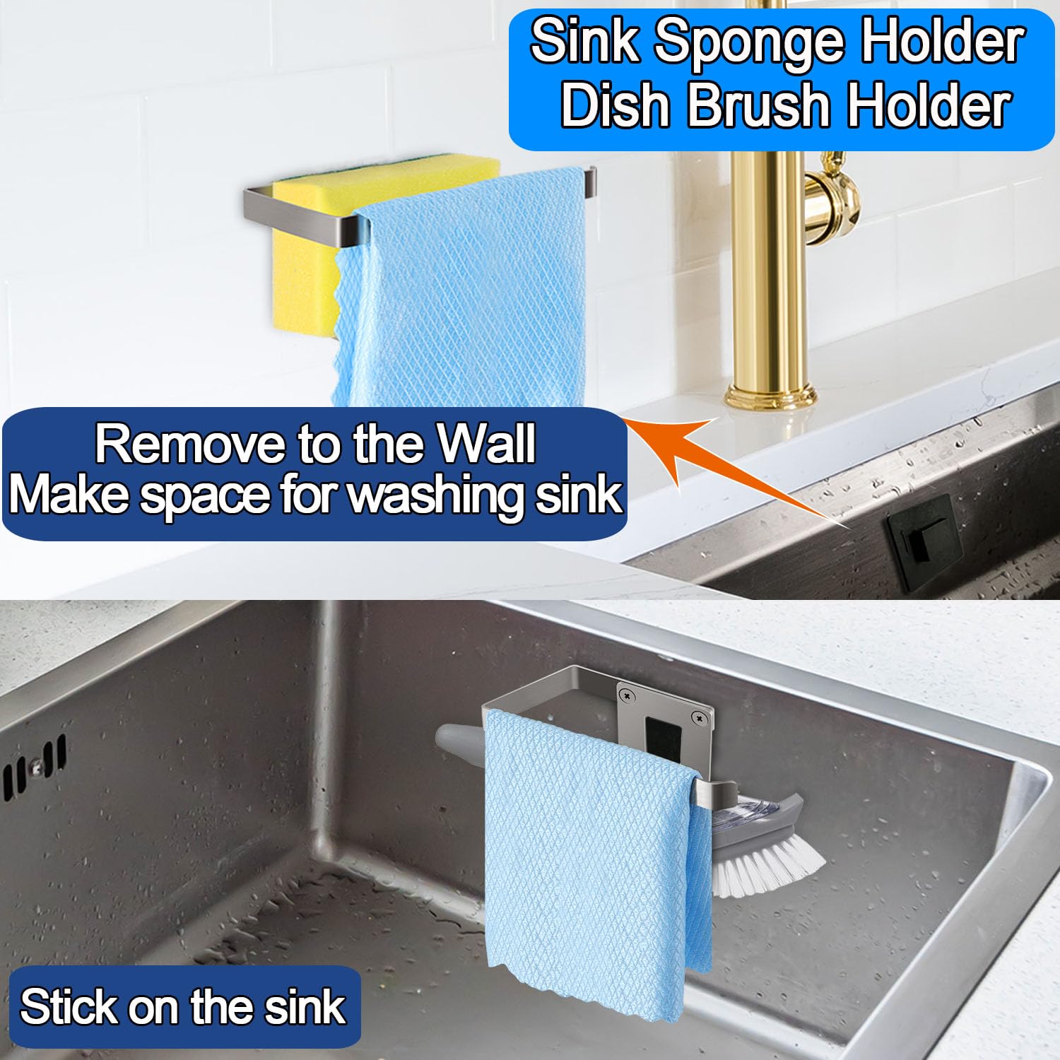 Sponge Holder for Kitchen Sink