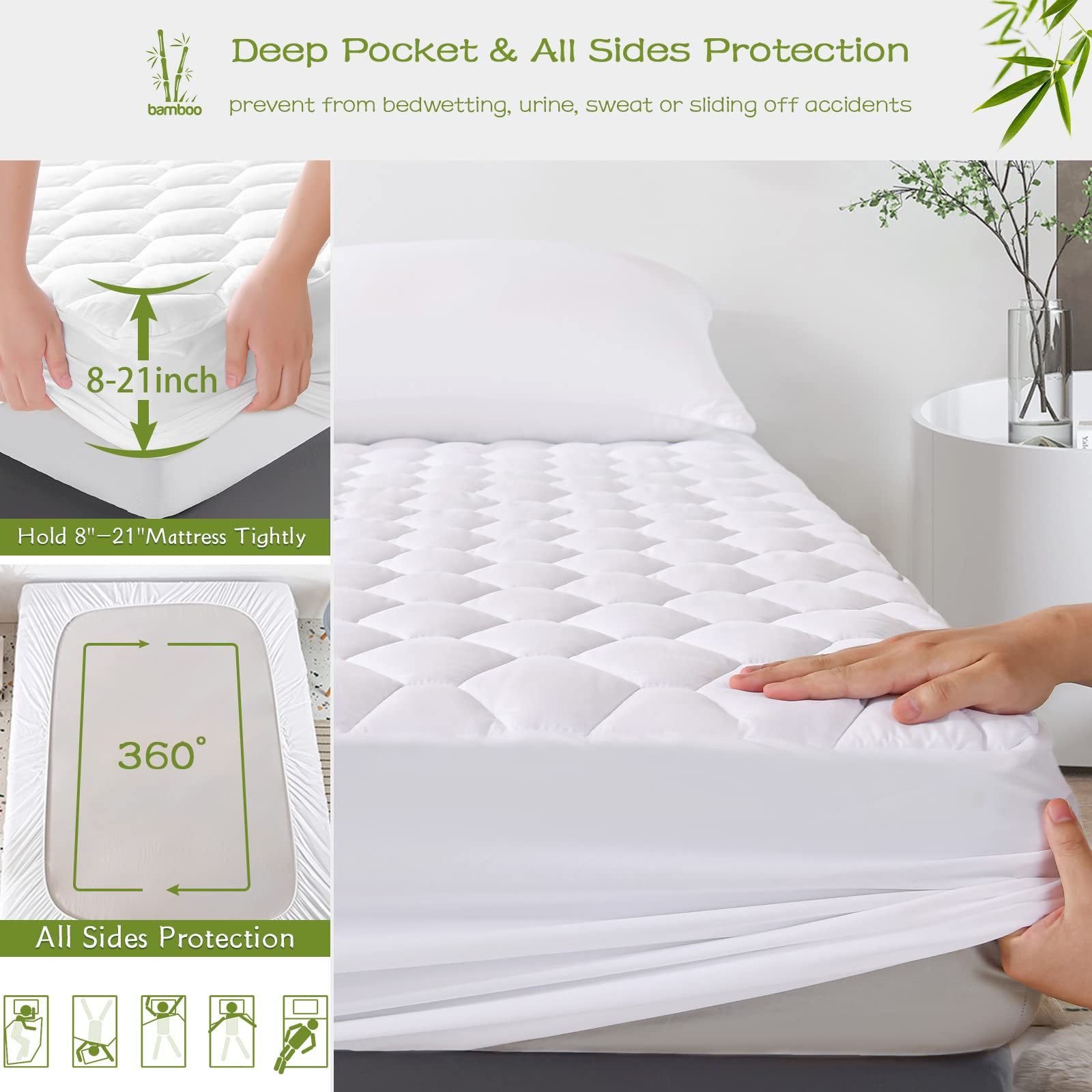 King Mattress Protector Waterproof