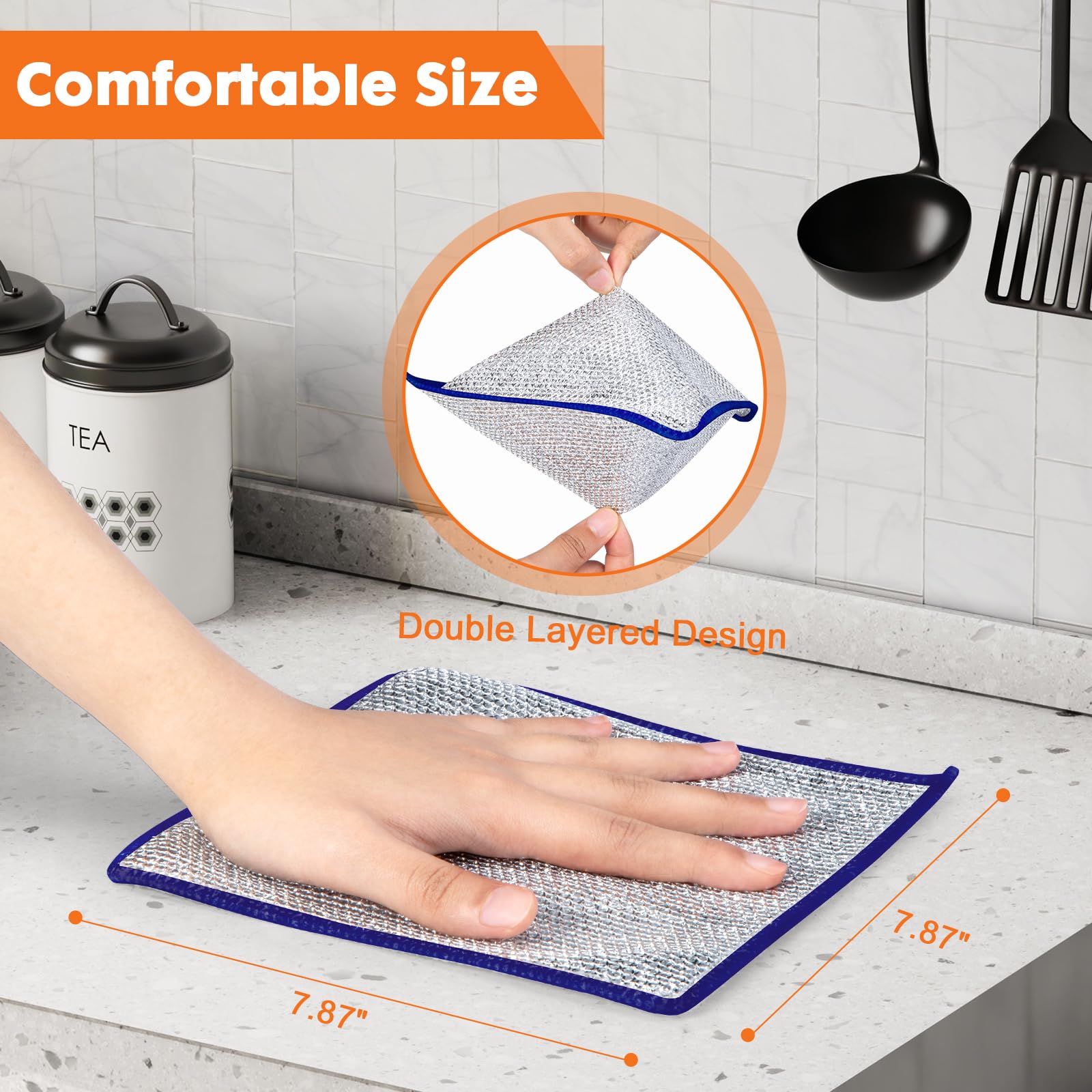 Non Scratch Wire Dishcloth (10 Count)