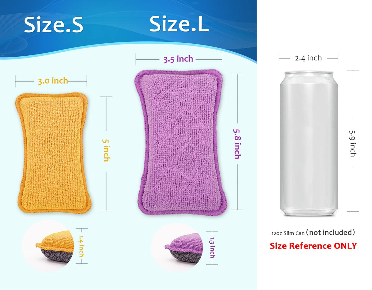 Kitchen Sponges for Dishes (4 Count)