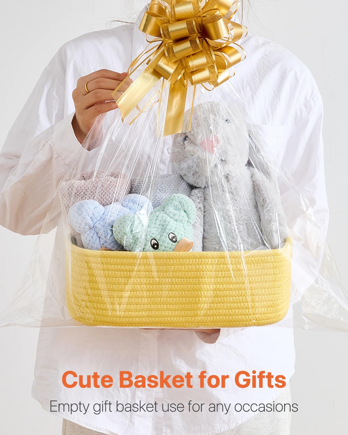 Small Woven Storage Basket for Organizing (3 Count)