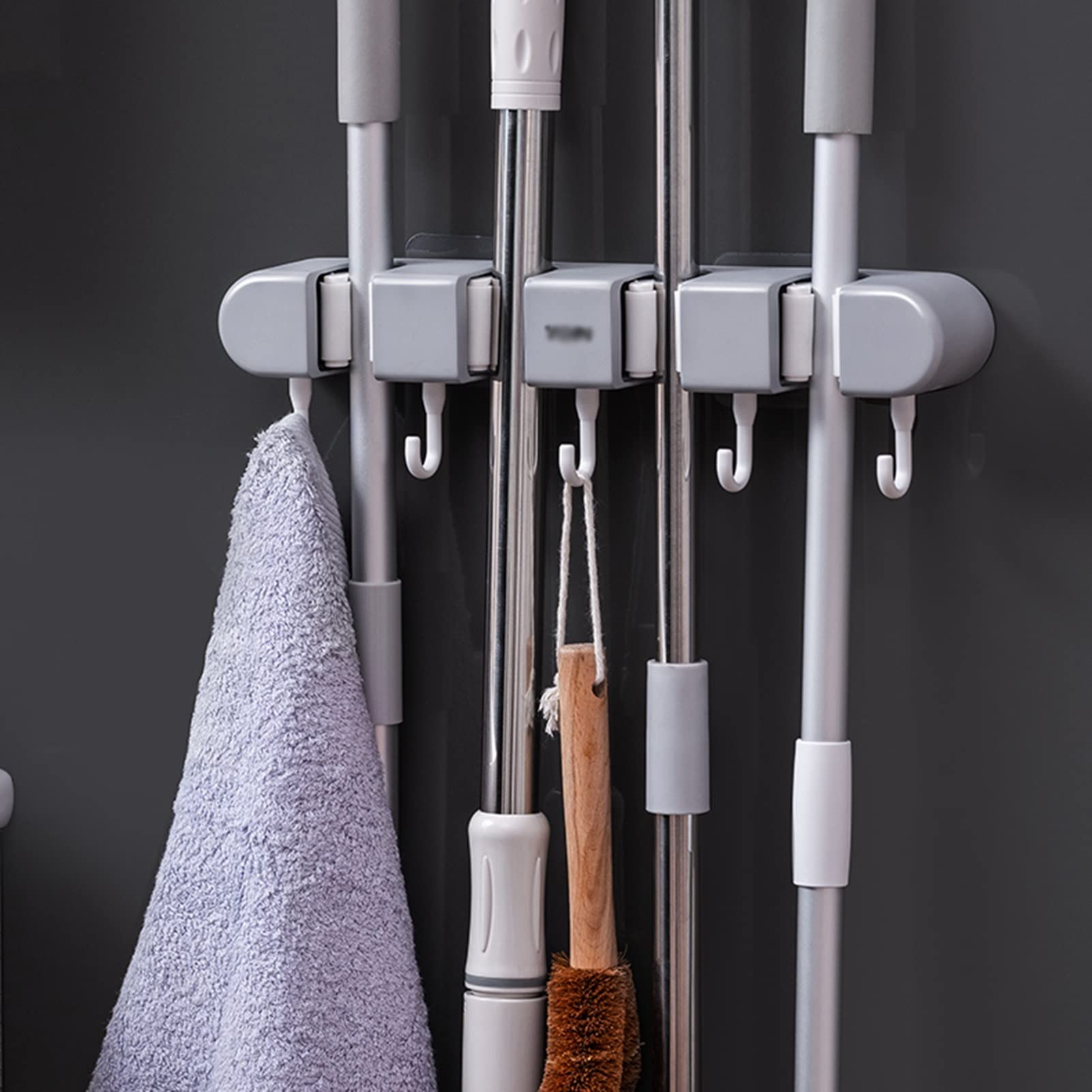 Mop Holder Wall Mount Mop Rack