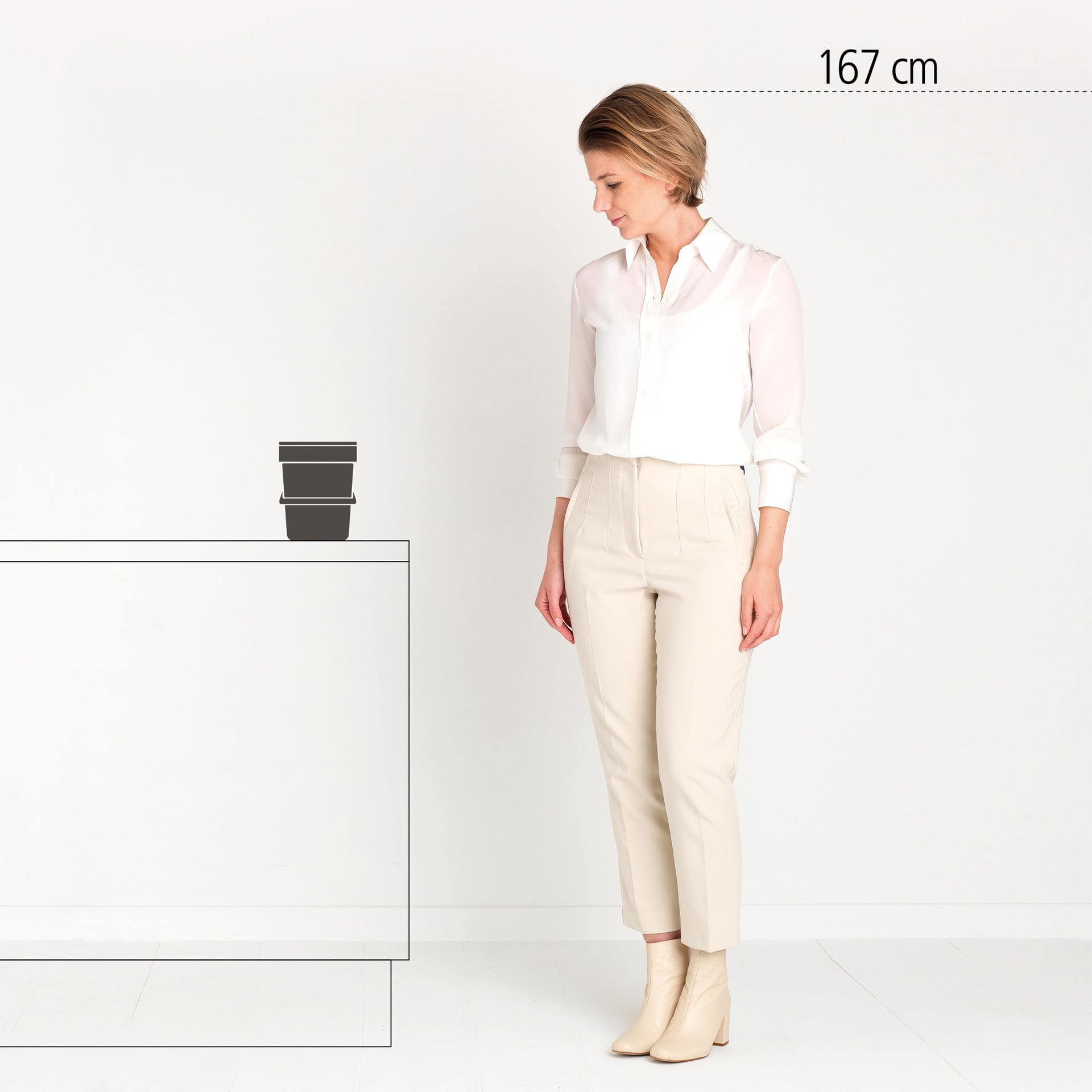 Sort & Go Kitchen Countertop Food Scraps Compost Bin