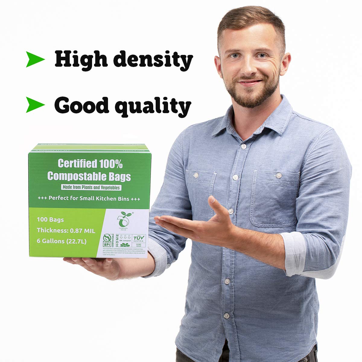 Compostable Bags (100 Count)