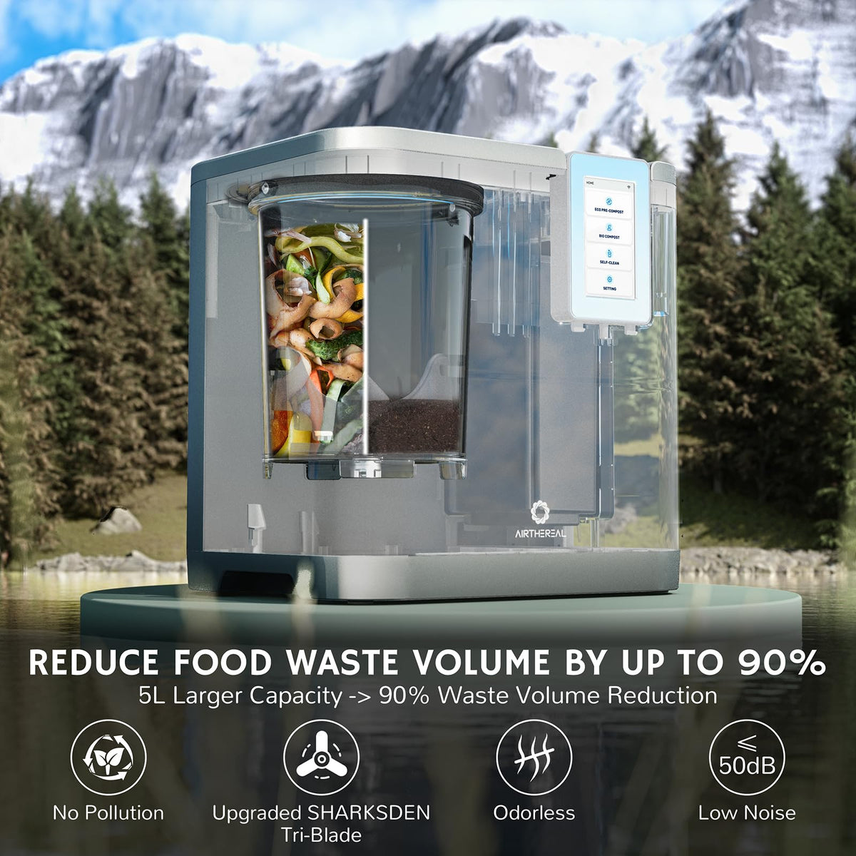 Revive R800 5L Smart WiFi Electric Kitchen Composter